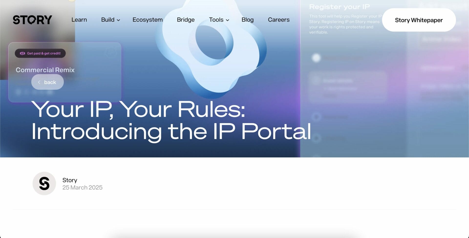 Cổng IP của Story Mở Beta: Bước Tiến Đột Phá Cho Người Sáng Tạo Nội Dung!