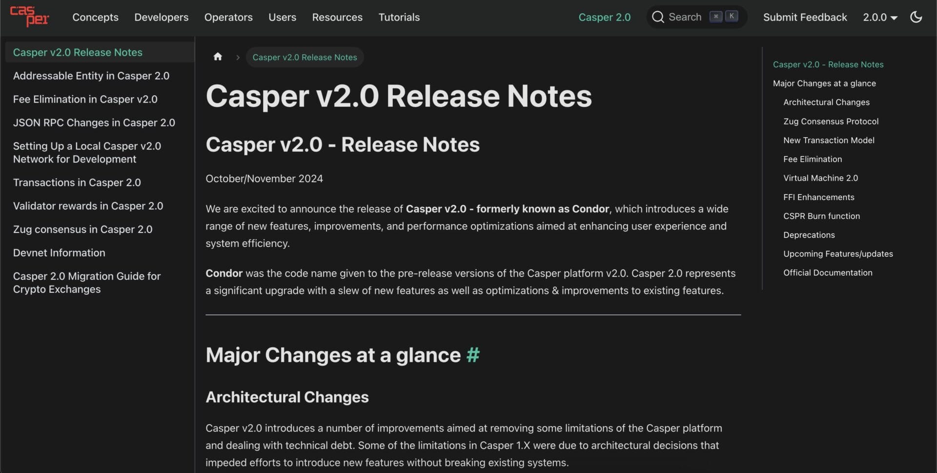 Casper v2.0 Release: Major changes at a glance